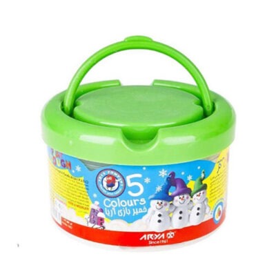 خمیربازی-سطلی-5-رنگ-آریا-1