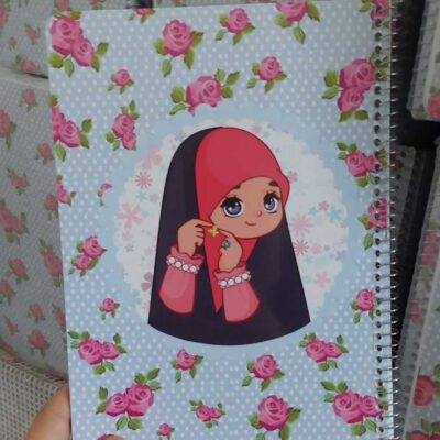 دفتر-خط-دار-مشکات-طرح-گل-دار