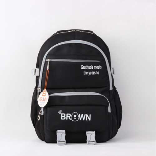 کوله-پشتی-الوا-طرح-brown-مشکی کوله-پشتی-الوا-طرح-brown-مشکی