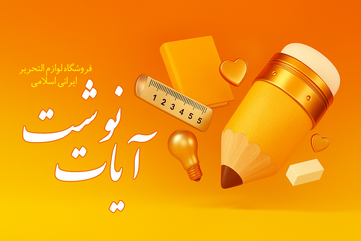 لوازم التحریر آیات نوشت