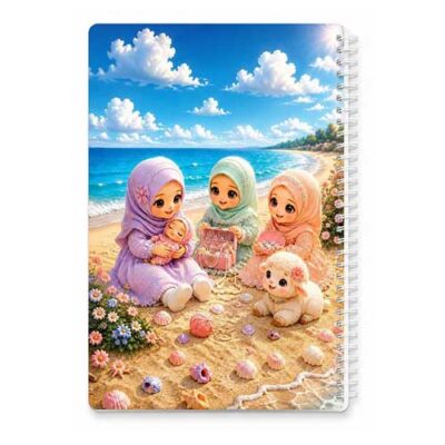 دفتر سیمی دختران محجبه